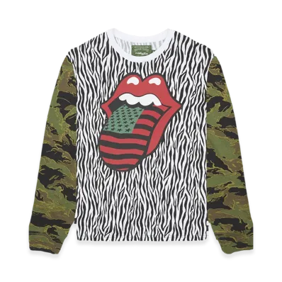 DENIM TEARS Rolling Stones Long Sleeve Tee "Multi"