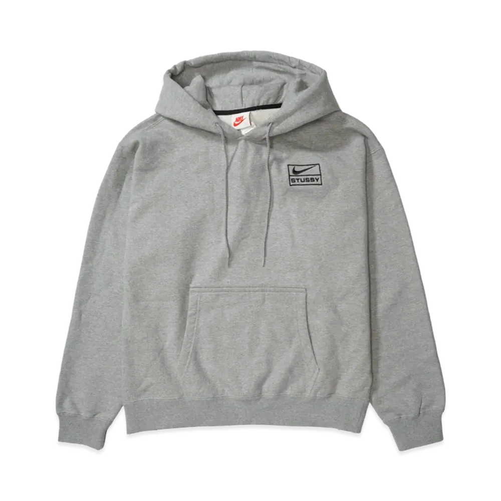 Stussy x Nike NRG Washed Hoodie (Asia Size) "Grey" DJ9489-063