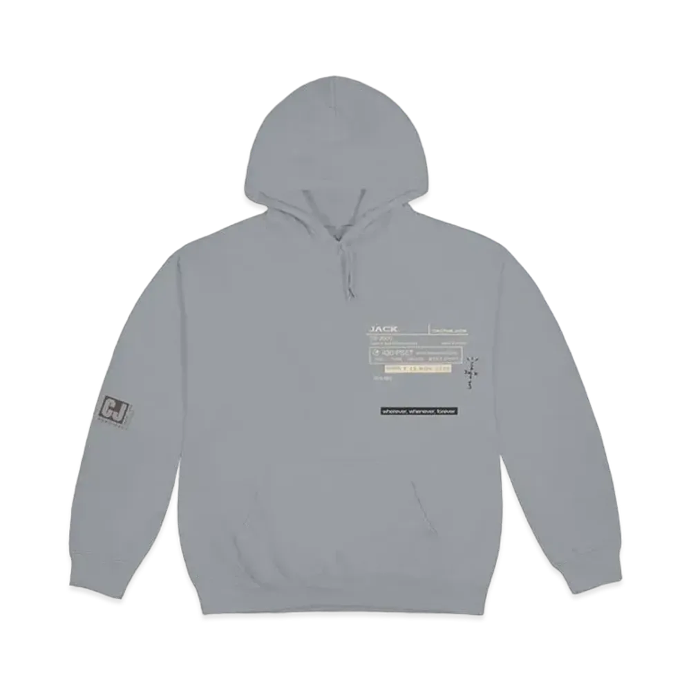 Travis Scott Cactus Jack CJ Digital Girl Hoodie "Grey"
