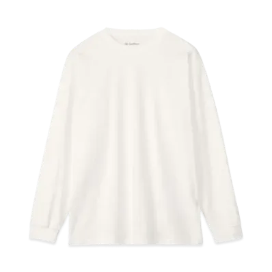 Goldwin Liopimum High Gauge P/J Long Sleeve T-Shirt (C3 Fit / Unisex) "White"
