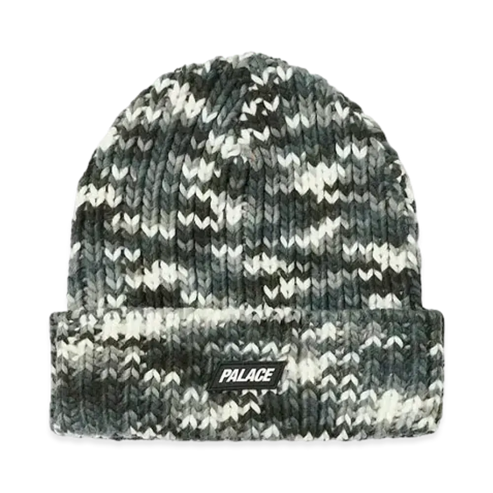PALACE Crochet "Camo" Beanie "Grey Camo"
