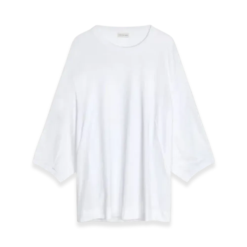 DRIES VAN NOTEN Women's Balloon Sleeves Tee "White"