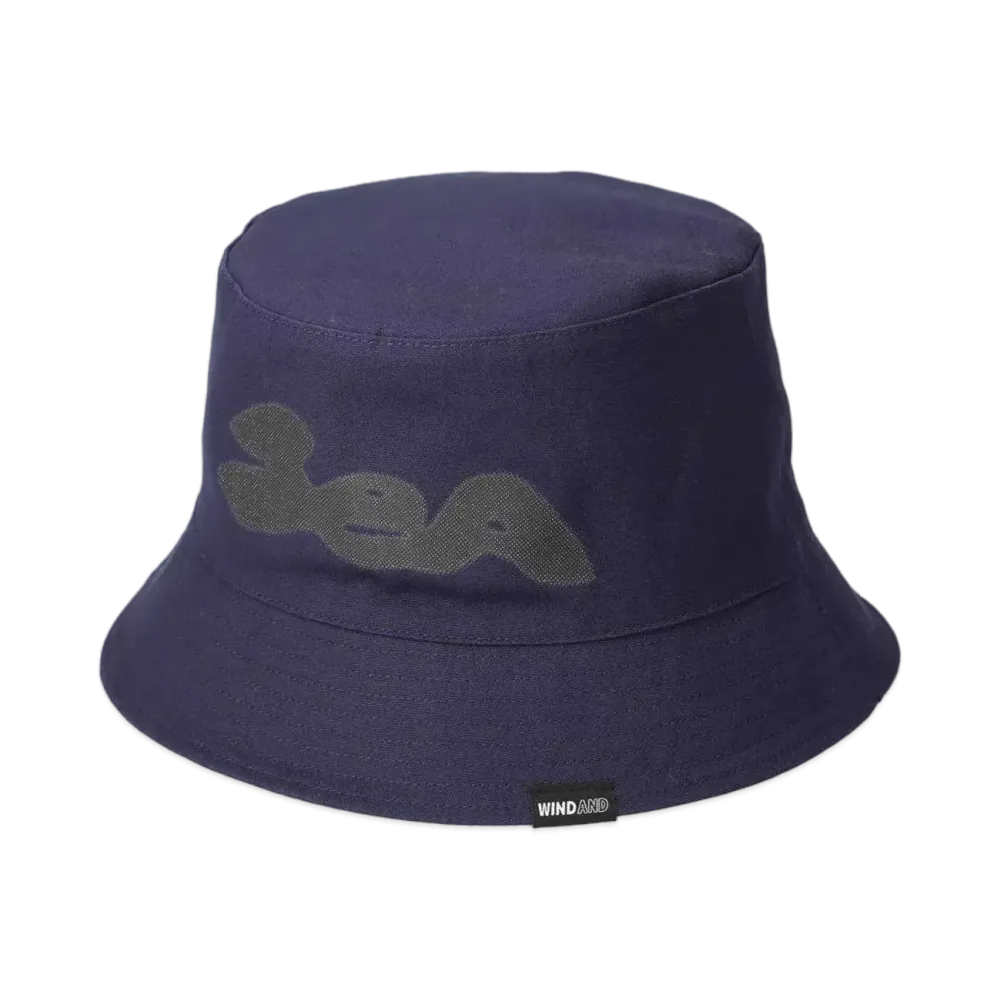 WIND AND SEA Heptagon Bucket Hat "Navy"