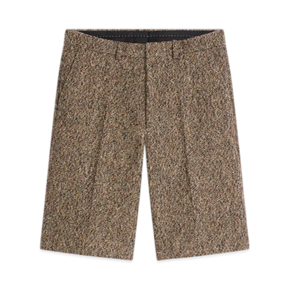 DRIES VAN NOTEN Tailored Wool Shorts "Rust"
