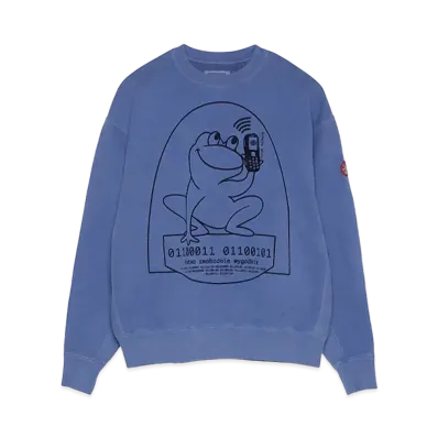 Cav Empt (C.E) OVERDYE EASILY COMFORTABLE CREW NECK "Blue"