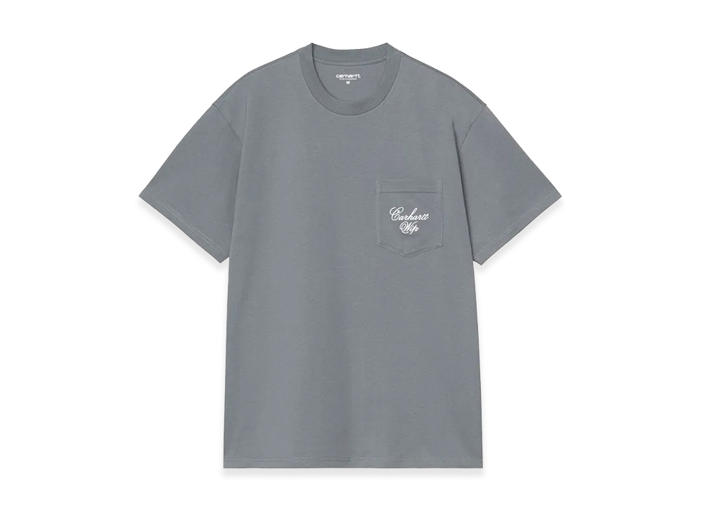 Carhartt WIP S/S Longhand Pocket T-Shirt "Cozy Blue/White"