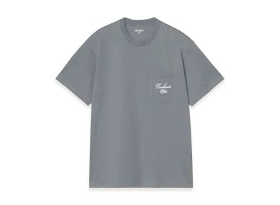 Carhartt WIP S/S Longhand Pocket T-Shirt "Cozy Blue/White"