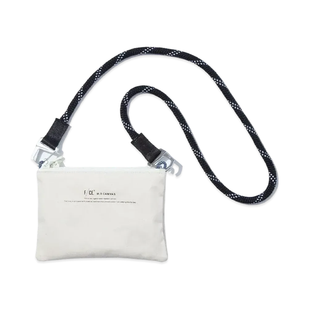 F/CE. W.R Canvas Mini Clutch "Ivory"