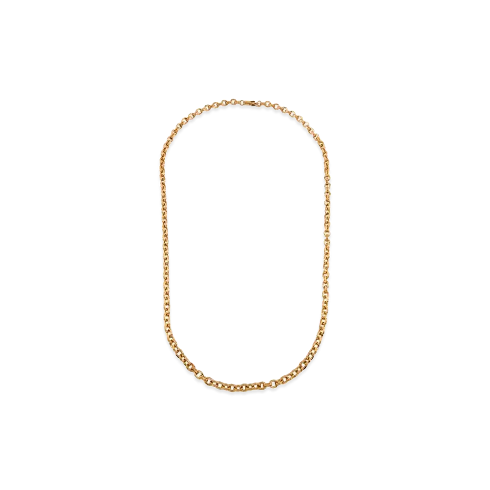 Chrome Hearts 22K Paper Chain Necklace "Yellow Gold"