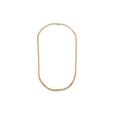 Chrome Hearts 22K Paper Chain Necklace "Yellow Gold"