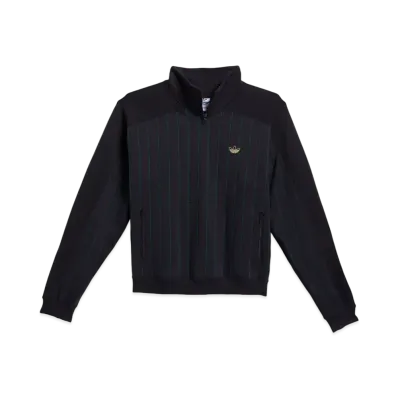 ADIDAS TYSHAWN SWEAT TOP (GENDER NEUTRAL) "Black/Collegiate Green"