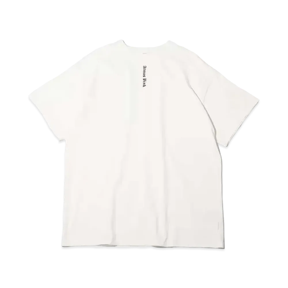 atmos pink Vertical Logo Big T "White"
