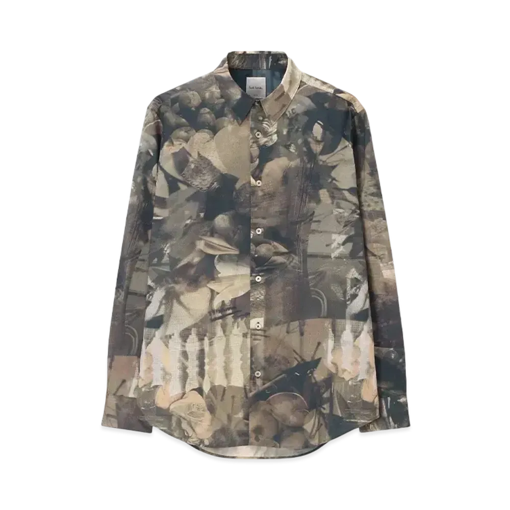 Paul Smith Color Photographic Shirt "Beige"