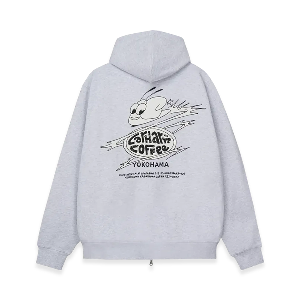 Carhartt WIP Coffee capsule Yokohama Hoodie "Grey"