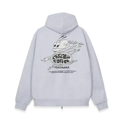 Carhartt WIP Coffee capsule Yokohama Hoodie "Grey"