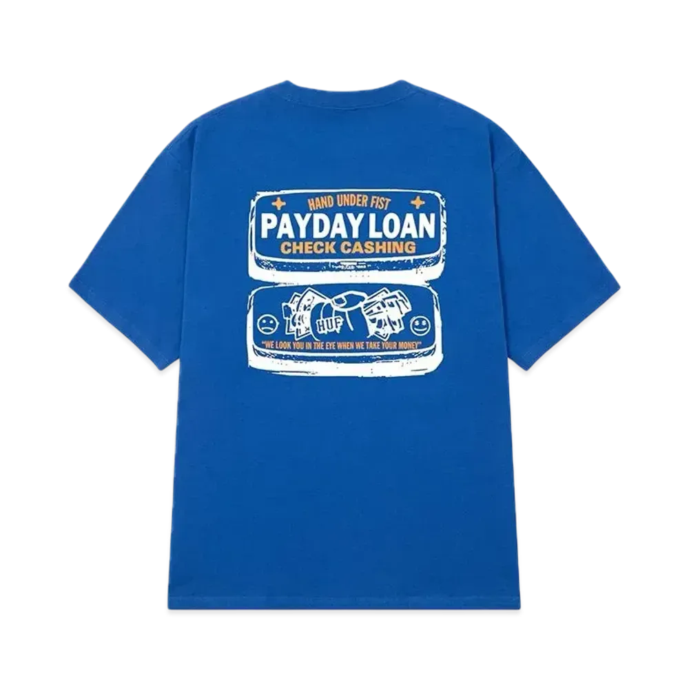 HUF Pay Day Tee "Cobalt Blue"