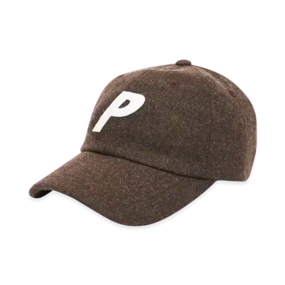PALACE P 6-Panel Melton Wool "Brown"
