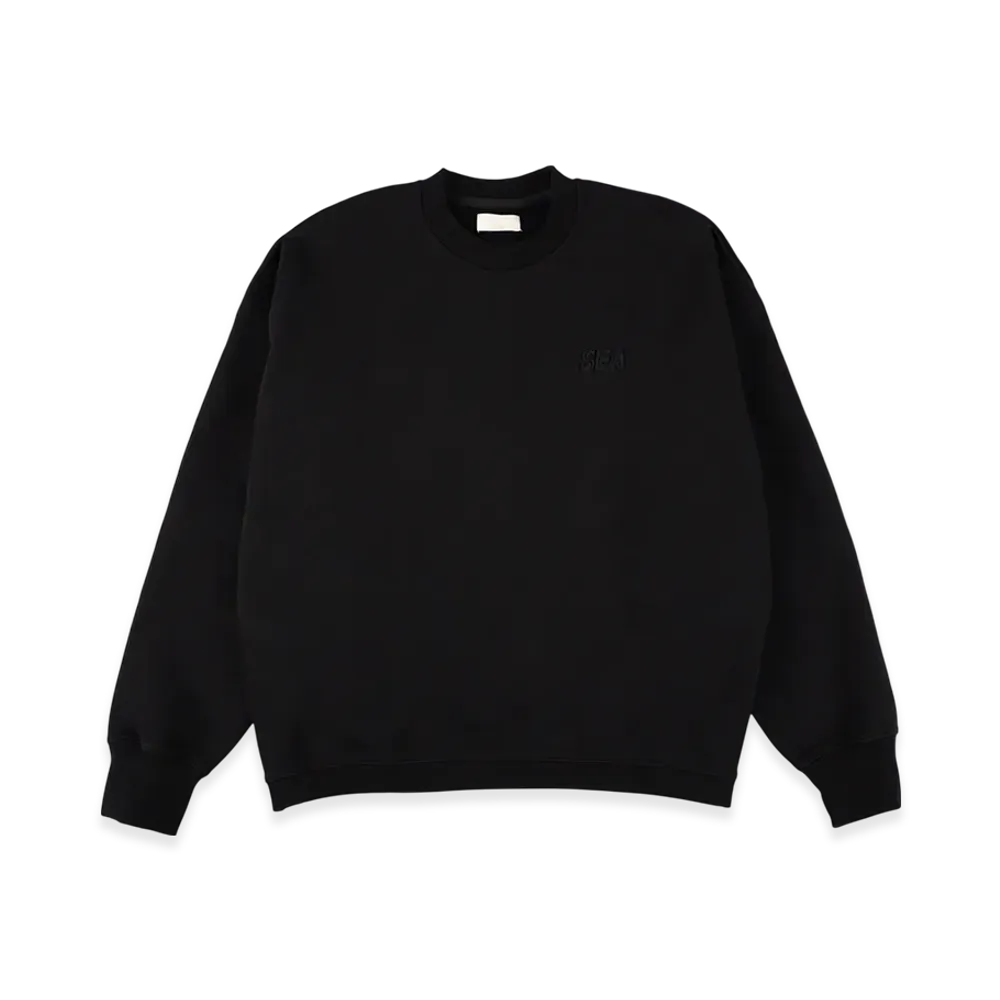 WIND AND SEA Cozy Crewneck Sweatshirt "Black"