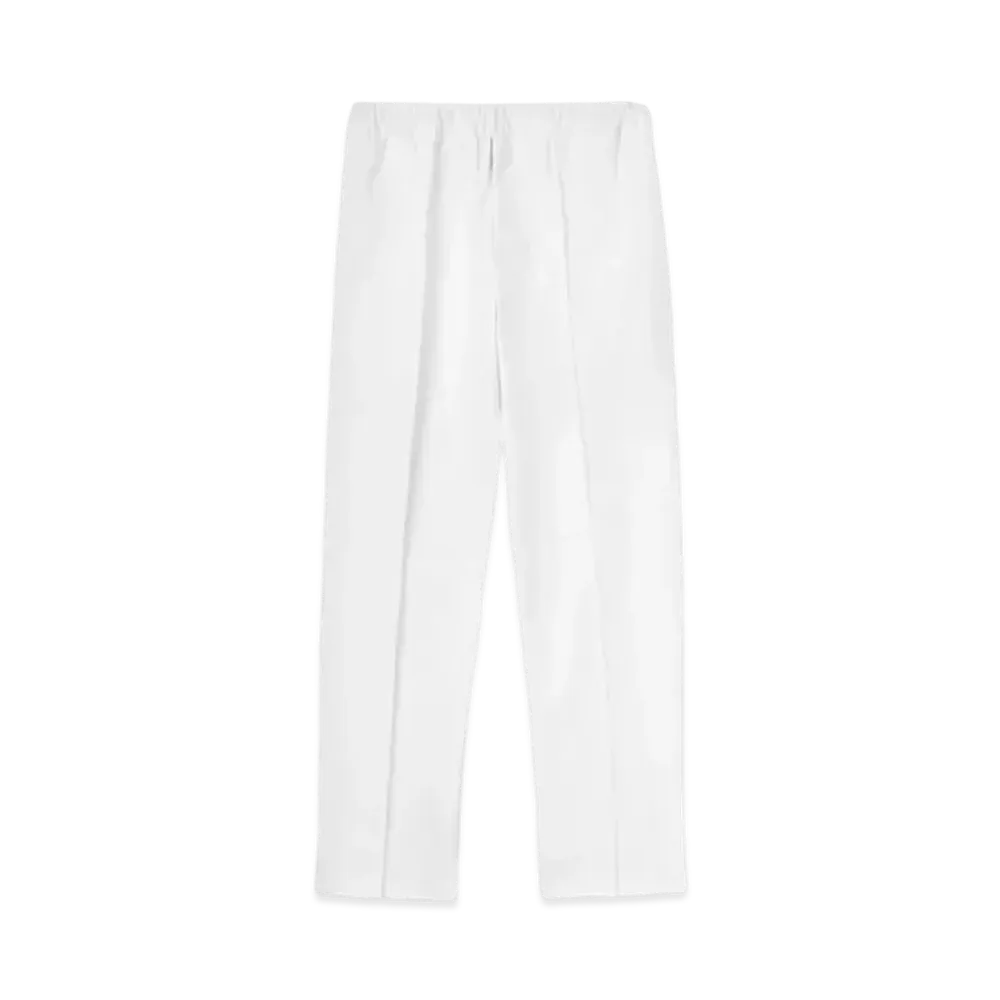 Jil Sander Tapered Trousers Cotton Twill With Low Crotch "White"