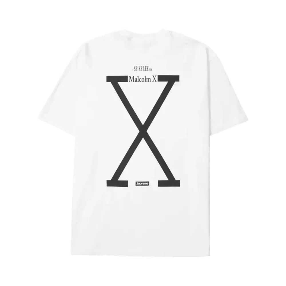 Supreme x 40 Acres Malcolm X Tee "White"