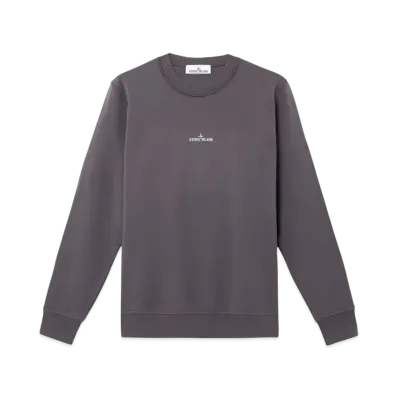 Stone Island 6100665 Cotton Fleece "Charcoal Gray"