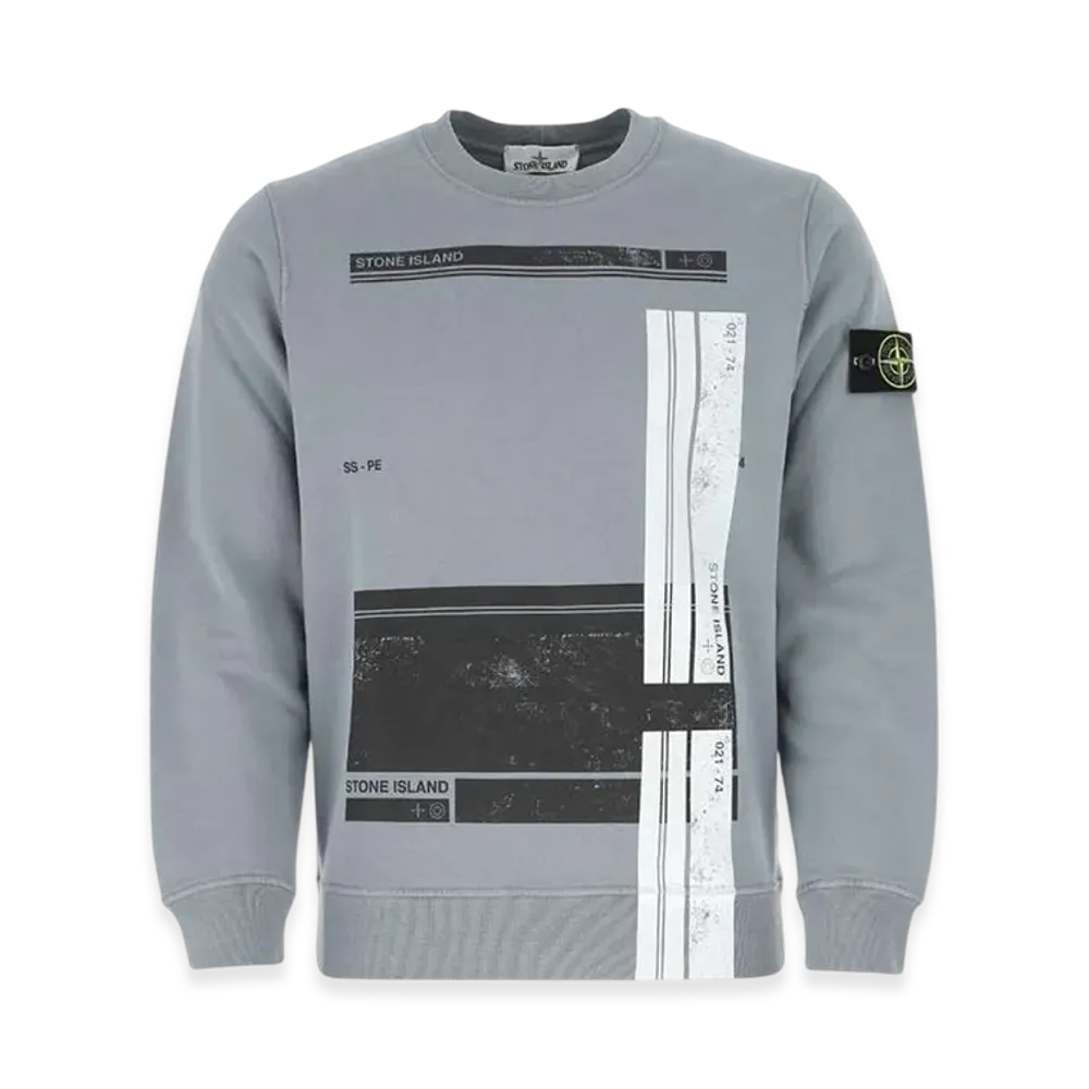 Stone Island 63095 Block Sweatshirt - 21SS "Powder Blue"