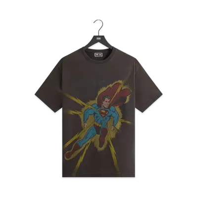 Kith x Superman Lightning Bolt Tee "Black"