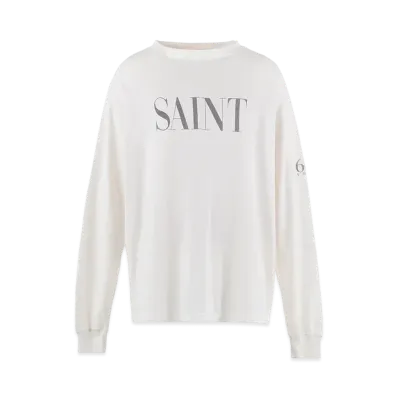 SAINT Mxxxxxx LS Tee Saint "White"