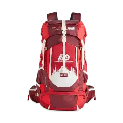Kith x Columbia 37L Backpack "Bright Red"