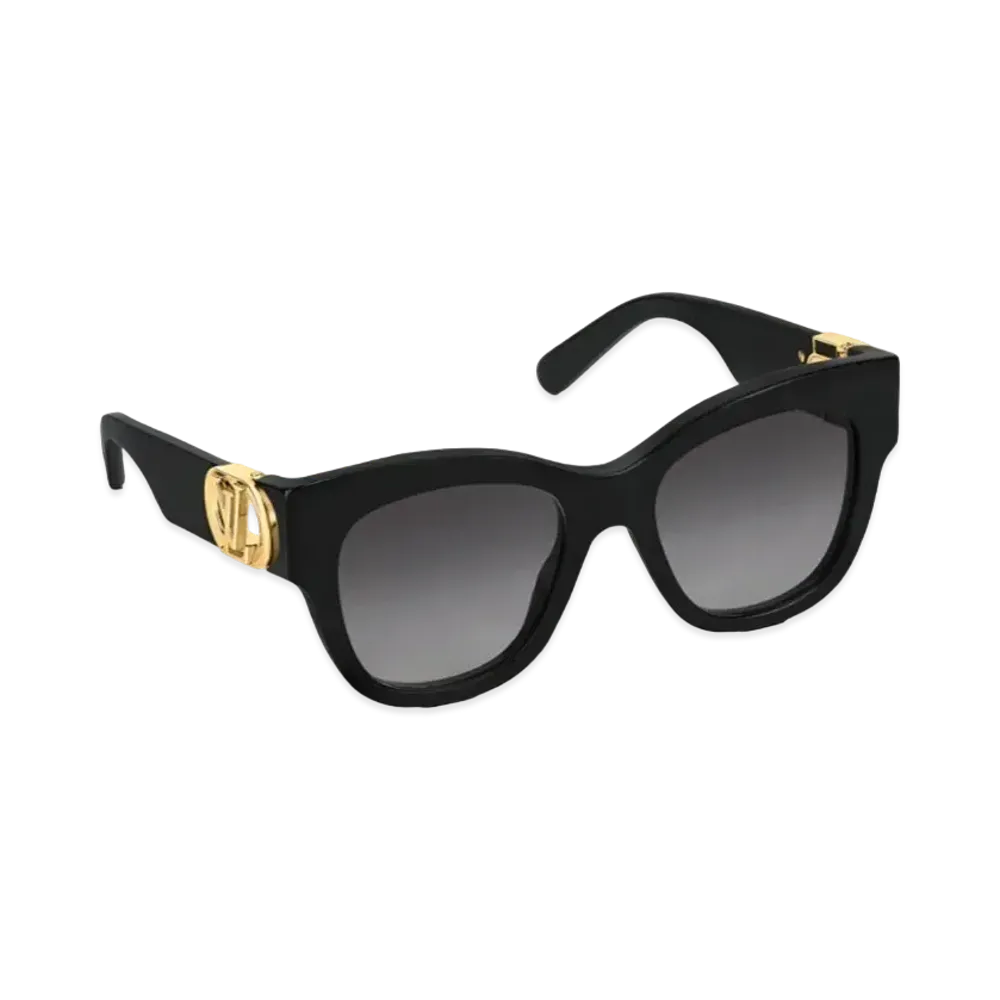 Louis Vuitton LV Link PM Cat Eye Sunglasses "Noir"