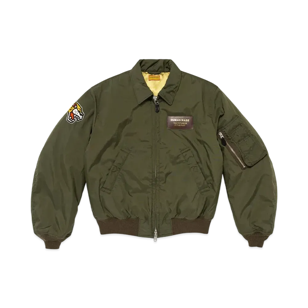 HUMAN MADE Flight Jacket "Olive Drab" HM29JK015