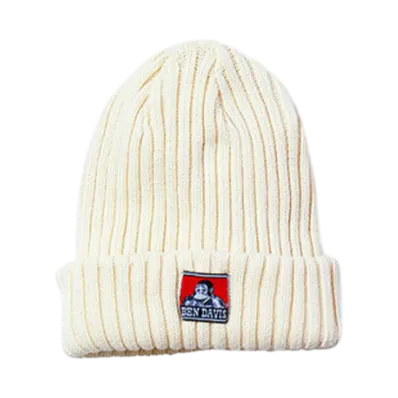 BEN DAVIS Knit Cap Cap Hat Knit Cap Men Women Unisex "Off-White"