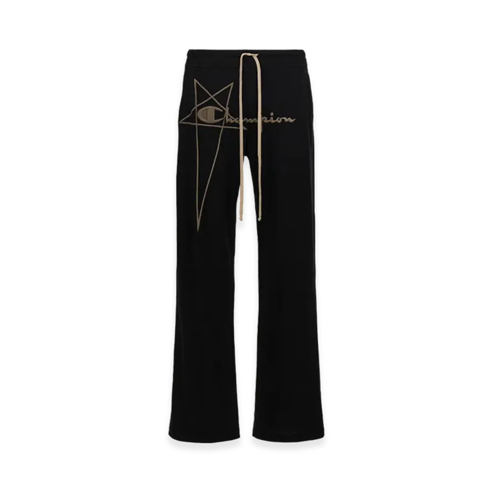 Rick Owens X Champion Dietrich Drawstring Pants "Black"