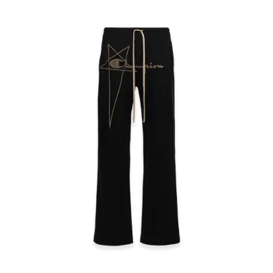 Rick Owens X Champion Dietrich Drawstring Pants "Black"