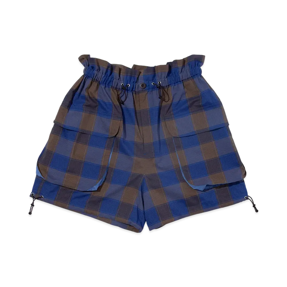 F/CE. Dotair Check Short Pants "Blue"