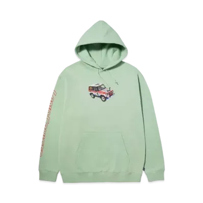 HUF x TOYOTA LAND CRUISER Sahara Rally Hoodie "Spring Green"