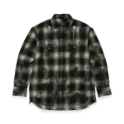 THUG CLUB Angels Damaged Shirt "Brown"