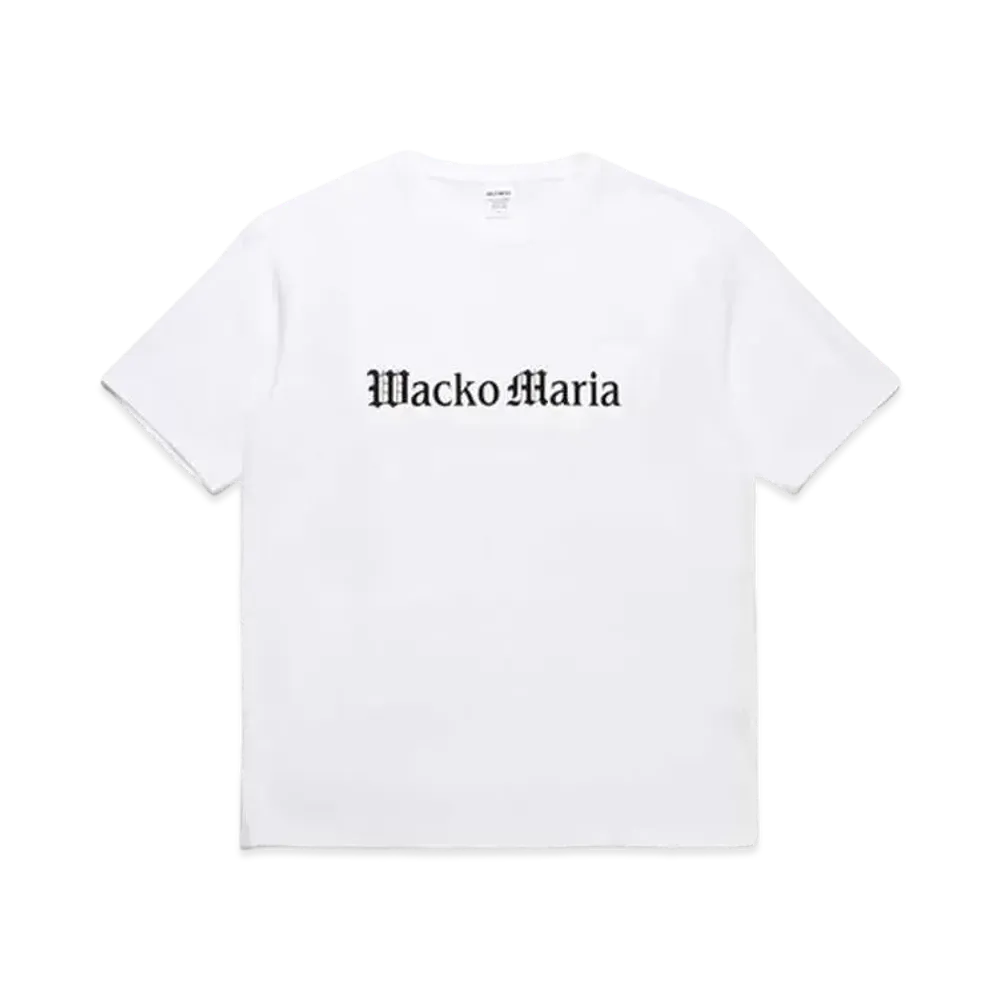 WACKO MARIA Washed Heavy Weight T-Shirt "White"