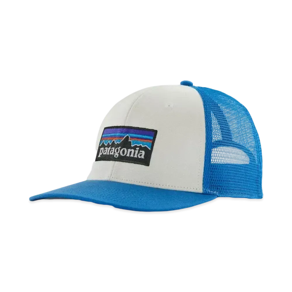 Patagonia Men's P-6 Logo Trucker Hat "Vessel Blue"