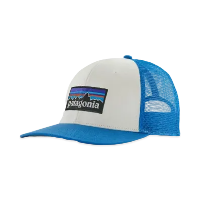 Patagonia Men's P-6 Logo Trucker Hat "Vessel Blue"