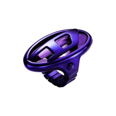 Diesel Dz5624 D-Era Purple Stainless Steel Ring Watch "Blue"