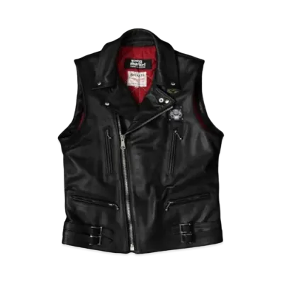 COMME des GARCONS BLACKMARKET WOLF'S HEAD VEST #4 "Black"