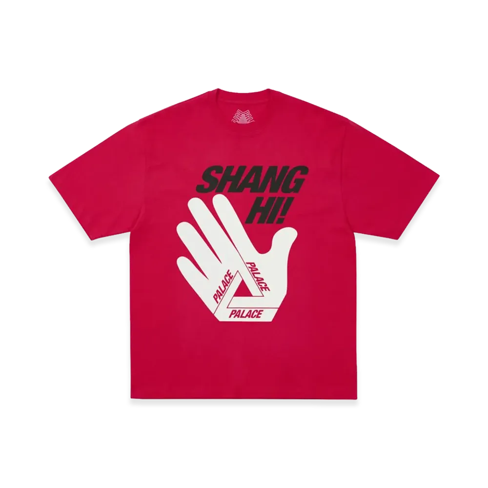 PALACE Shanghai T Shirt "Racey Red"