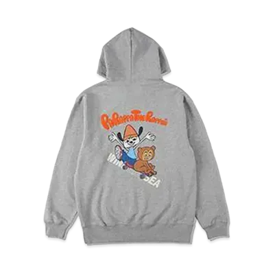 WIND AND SEA x PaRappa the Rapper (Parappa&PJ Berri) Hoodie "Gray"