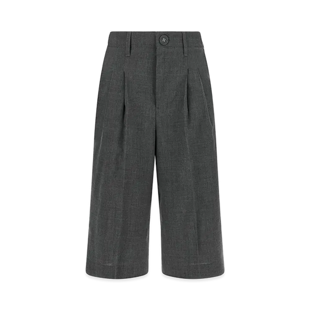 AMI PARIS Women's carrot Bermuda Shorts "Gray"