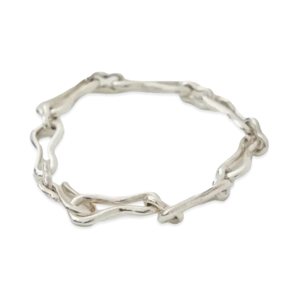 Ernie Palo x ASAMIFUJIKAWA Peanuts Bracelet(Mens) "Silver"