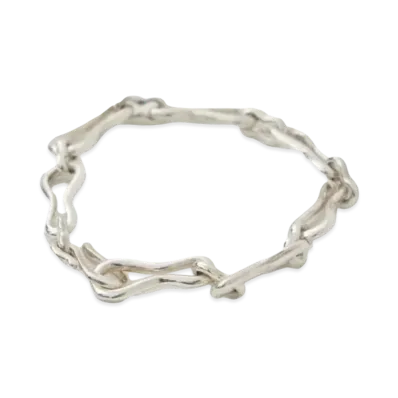 Ernie Palo x ASAMIFUJIKAWA Peanuts Bracelet(Mens) "Silver"