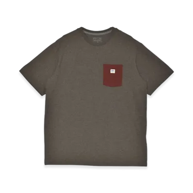 Patagonia Shop Sticker Pocket Responsibili T-Shirt "Marrow Brown"