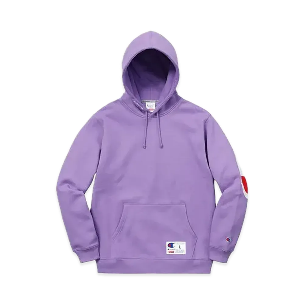 Supreme x Champion Hooded Sweatshirt "Light Purple"