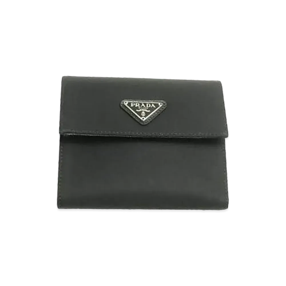 PRADA Tessuto Nero Wallet "Black"
